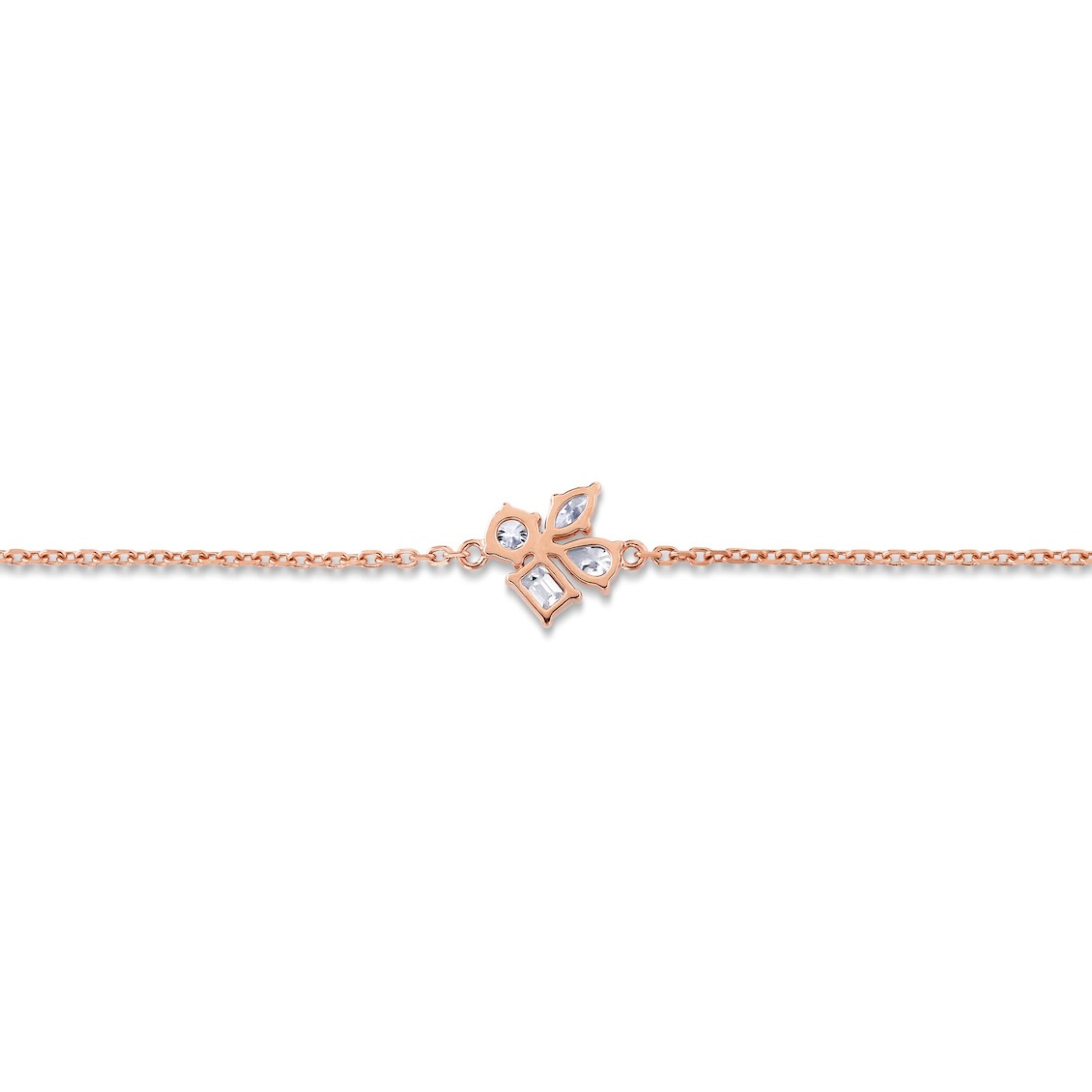 MICHAEL M Fashion Bracelets Montage Single Cluster Chain Bracelet