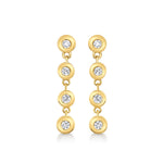MICHAEL M Fashion Earrings Bezel Petite Round Earrings