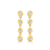 MICHAEL M Fashion Earrings Bezel Petite Round Earrings