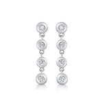 MICHAEL M Fashion Earrings Bezel Petite Round Earrings