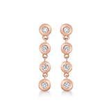 MICHAEL M Fashion Earrings Bezel Petite Round Earrings