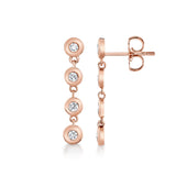 MICHAEL M Fashion Earrings Bezel Petite Round Earrings