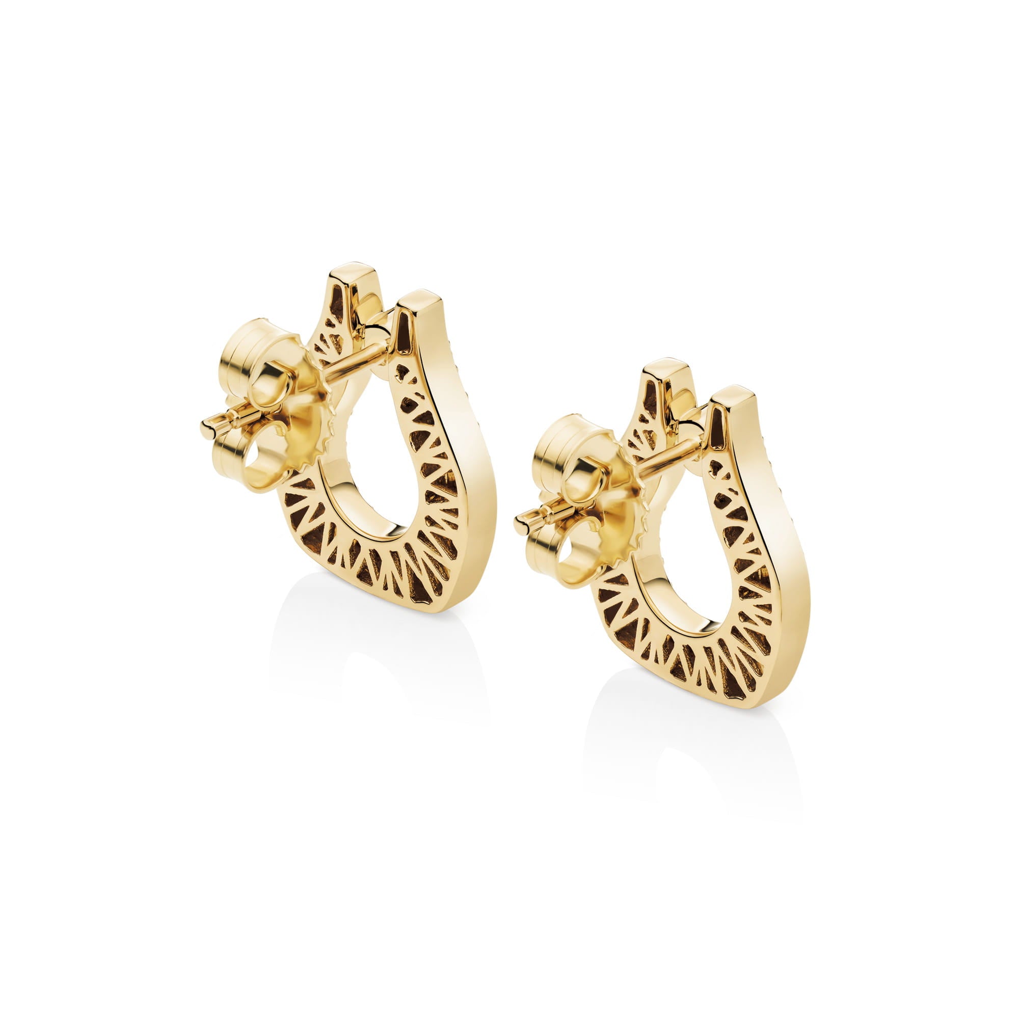 MICHAEL M Fashion Earrings Europa Pavé Open Motif Earrings