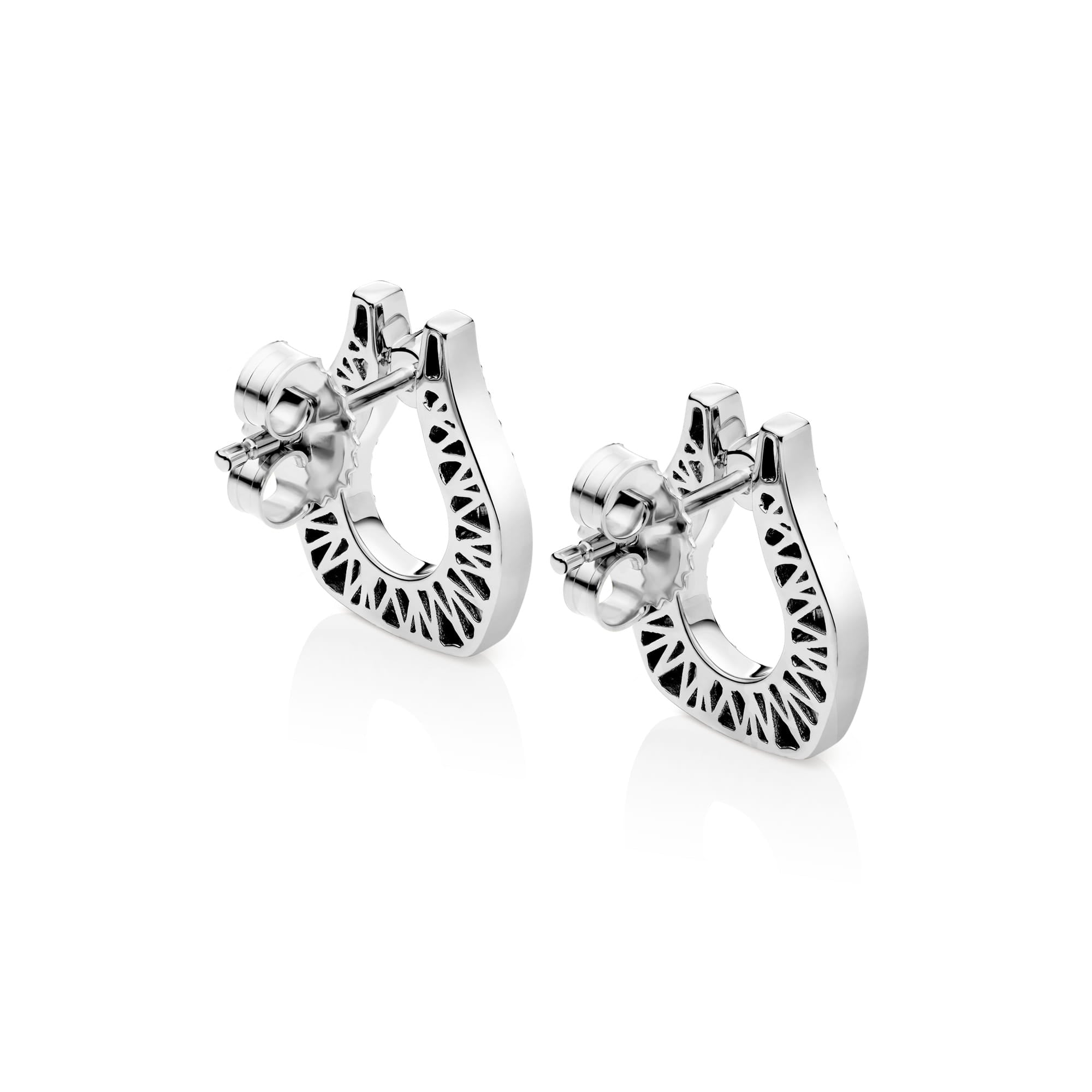 MICHAEL M Fashion Earrings Europa Pavé Open Motif Earrings