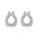 MICHAEL M Fashion Earrings Europa Pavé Open Motif Earrings