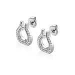 MICHAEL M Fashion Earrings Europa Pavé Open Motif Earrings