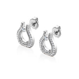 MICHAEL M Fashion Earrings Europa Pavé Open Motif Earrings
