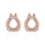 MICHAEL M Fashion Earrings Europa Pavé Open Motif Earrings