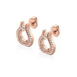 MICHAEL M Fashion Earrings Europa Pavé Open Motif Earrings