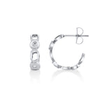 MICHAEL M Fashion Earrings Link Petite Connection Hoops