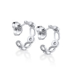 MICHAEL M Fashion Earrings Link Petite Connection Hoops