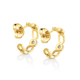MICHAEL M Fashion Earrings Link Petite Connection Hoops