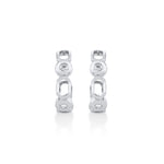 MICHAEL M Fashion Earrings Link Petite Connection Hoops