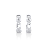 MICHAEL M Fashion Earrings Link Petite Connection Hoops