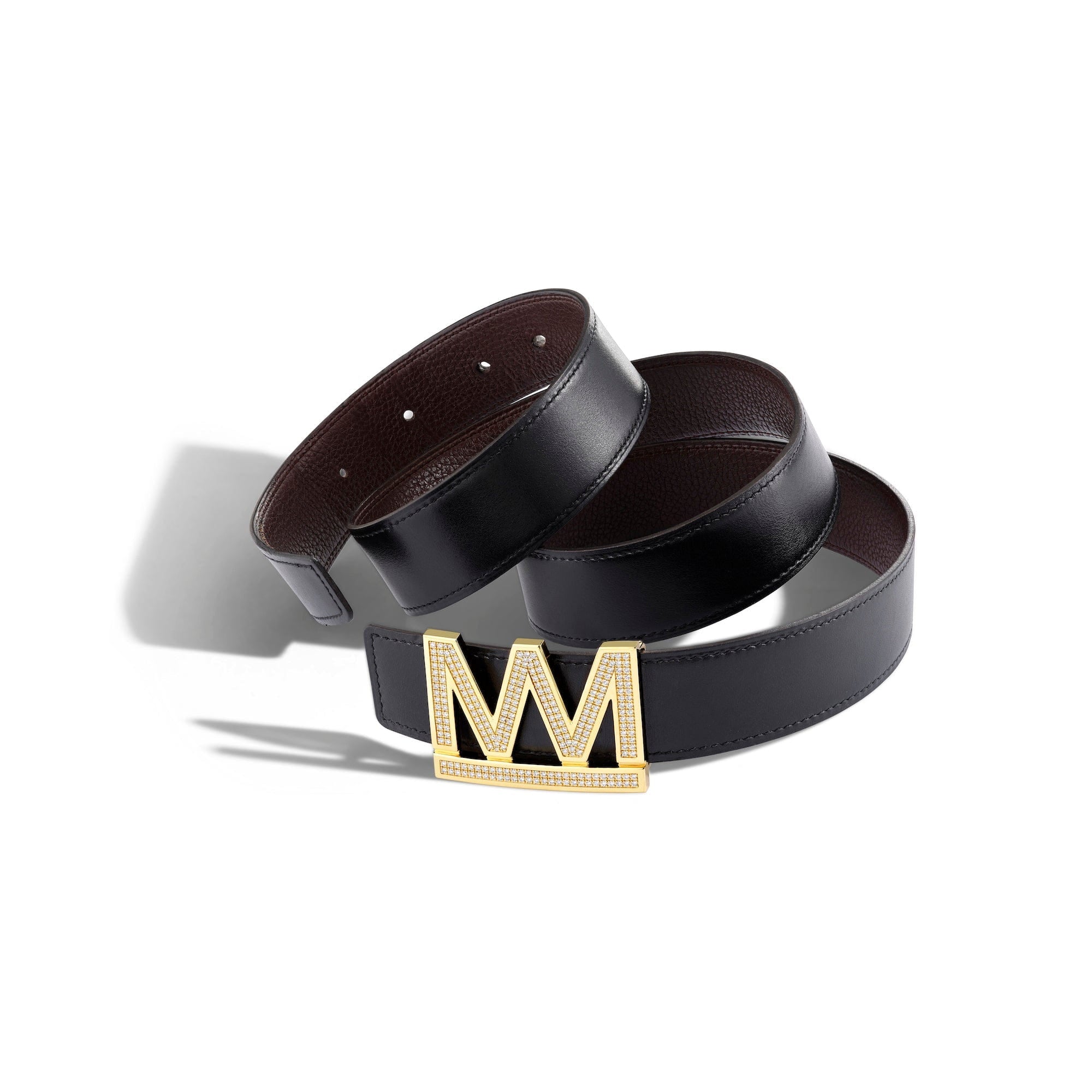 MICHAEL M Fashion Earrings Men's Michael M Logo Belt Buckle