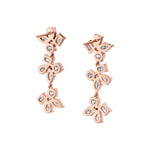 MICHAEL M Fashion Earrings Montage 3 Cluster Drop Earrings