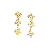 MICHAEL M Fashion Earrings Montage 3 Cluster Drop Earrings
