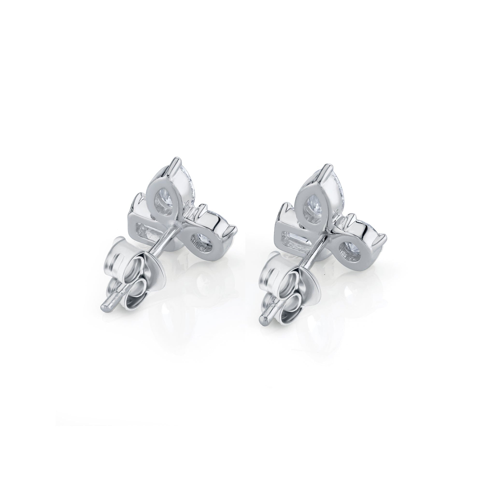 MICHAEL M Fashion Earrings Montage 3 Cluster Stud Earrings