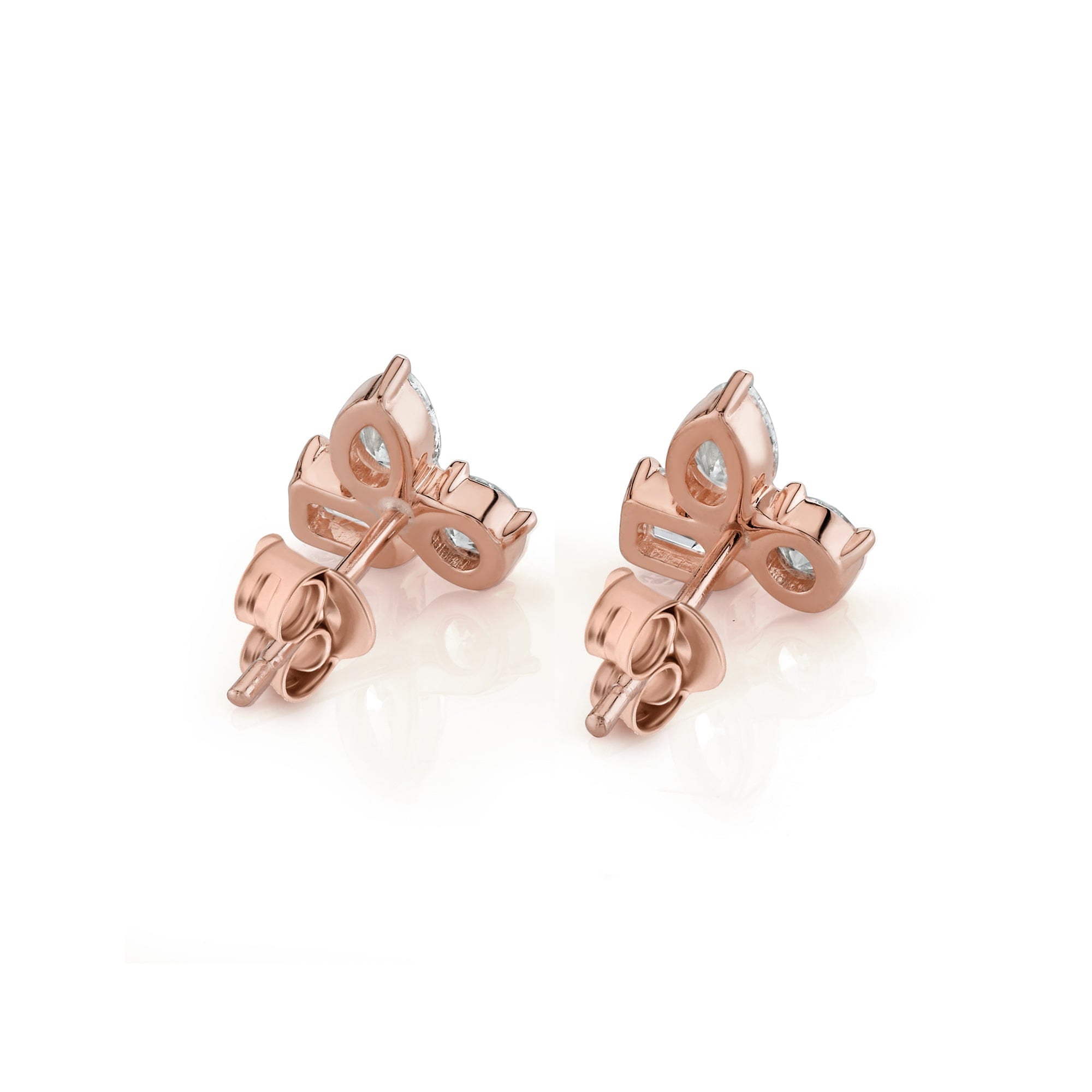 MICHAEL M Fashion Earrings Montage 3 Cluster Stud Earrings