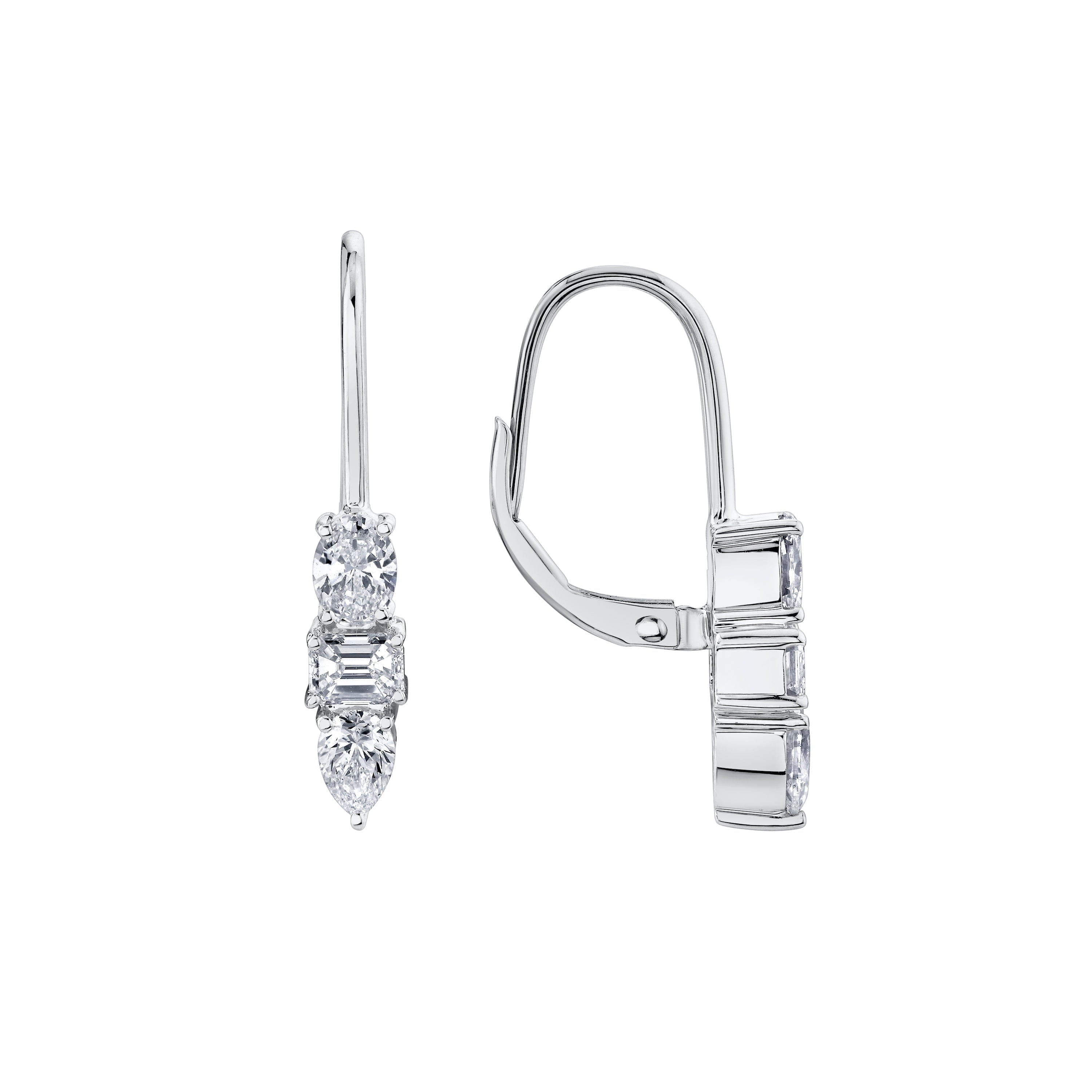 MICHAEL M Fashion Earrings Montage 3 Drop Earrings