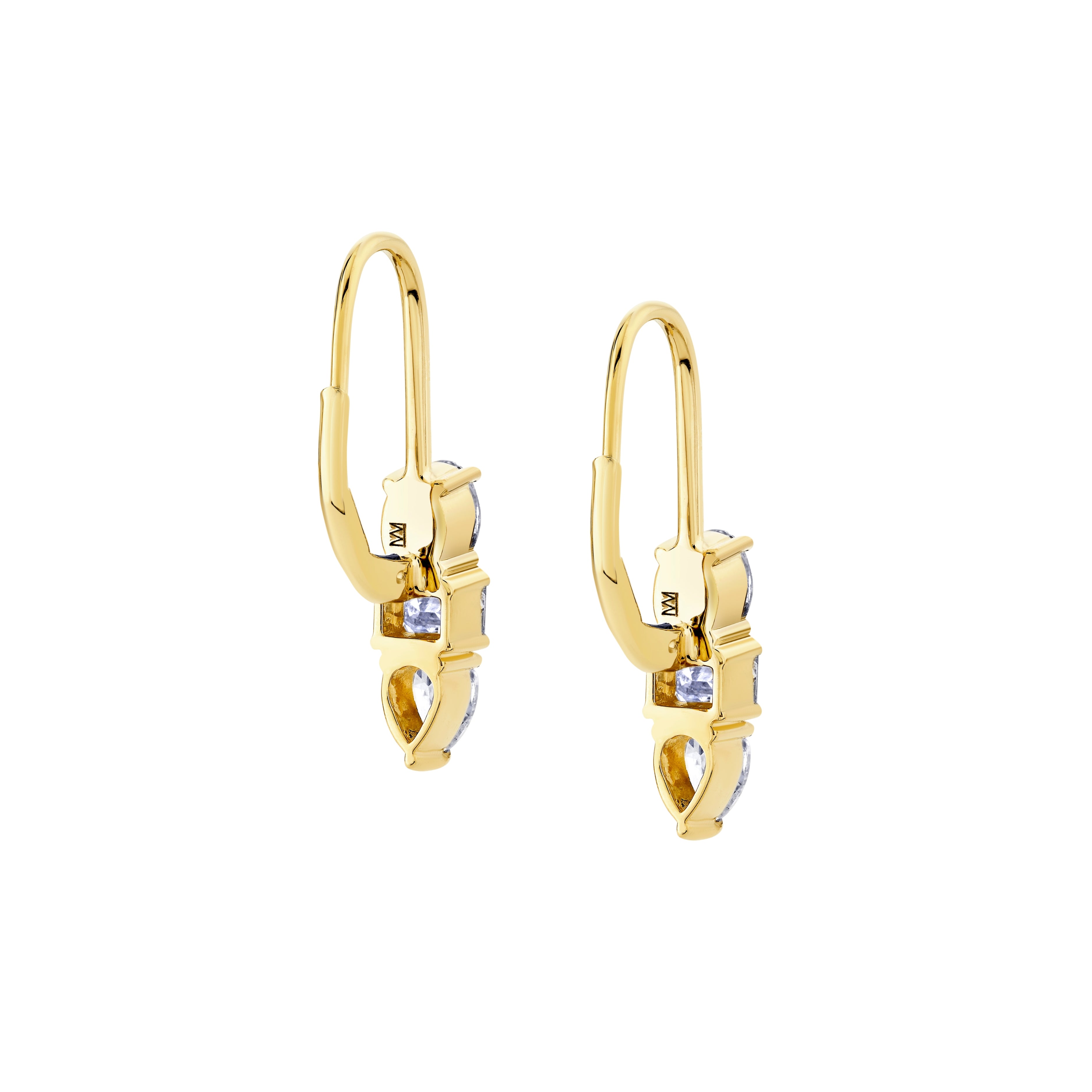 MICHAEL M Fashion Earrings Montage 3 Drop Earrings