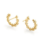 MICHAEL M Fashion Earrings Montage Baguette Front-to-Back Hoops