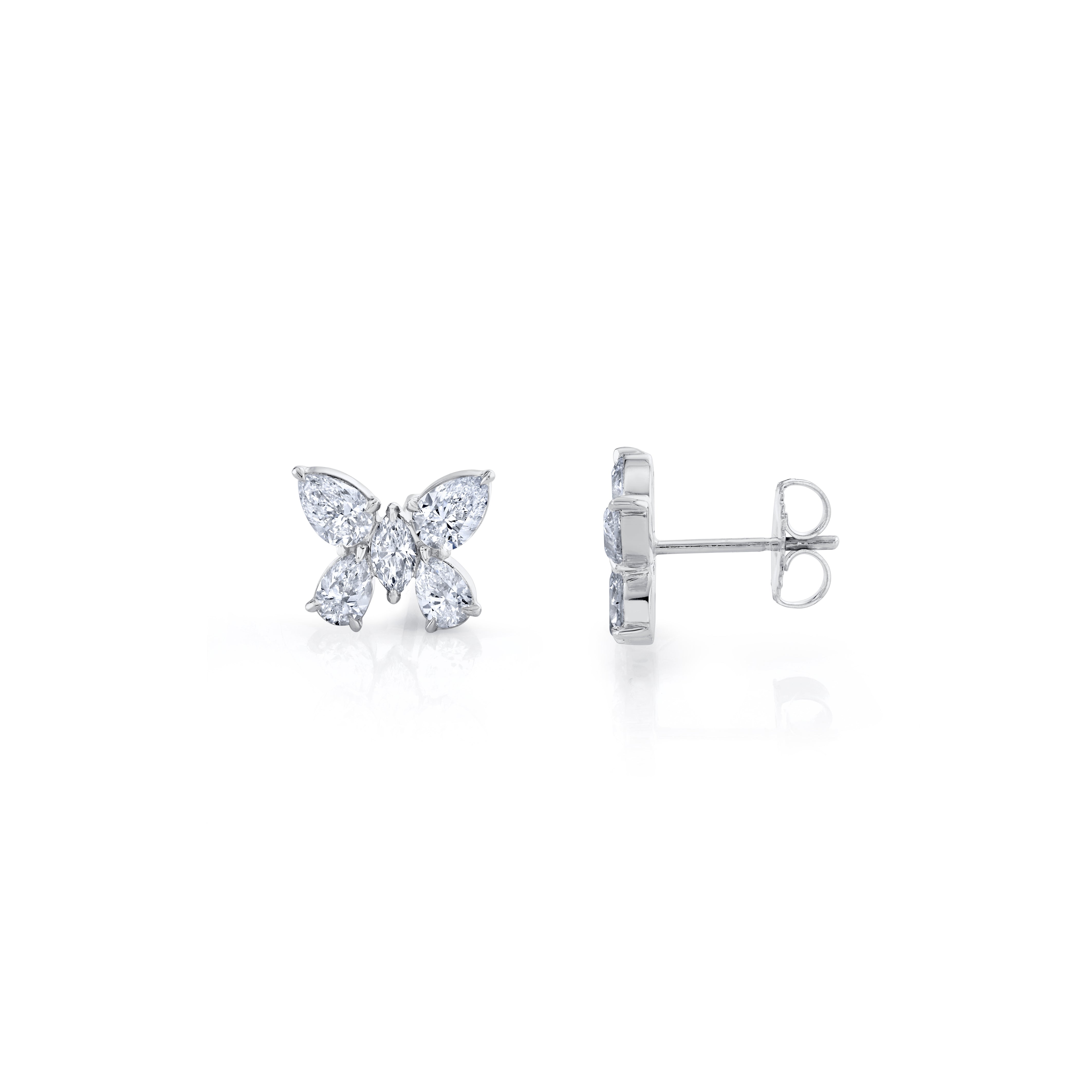 MICHAEL M Fashion Earrings Montage Butterfly Stud Earrings
