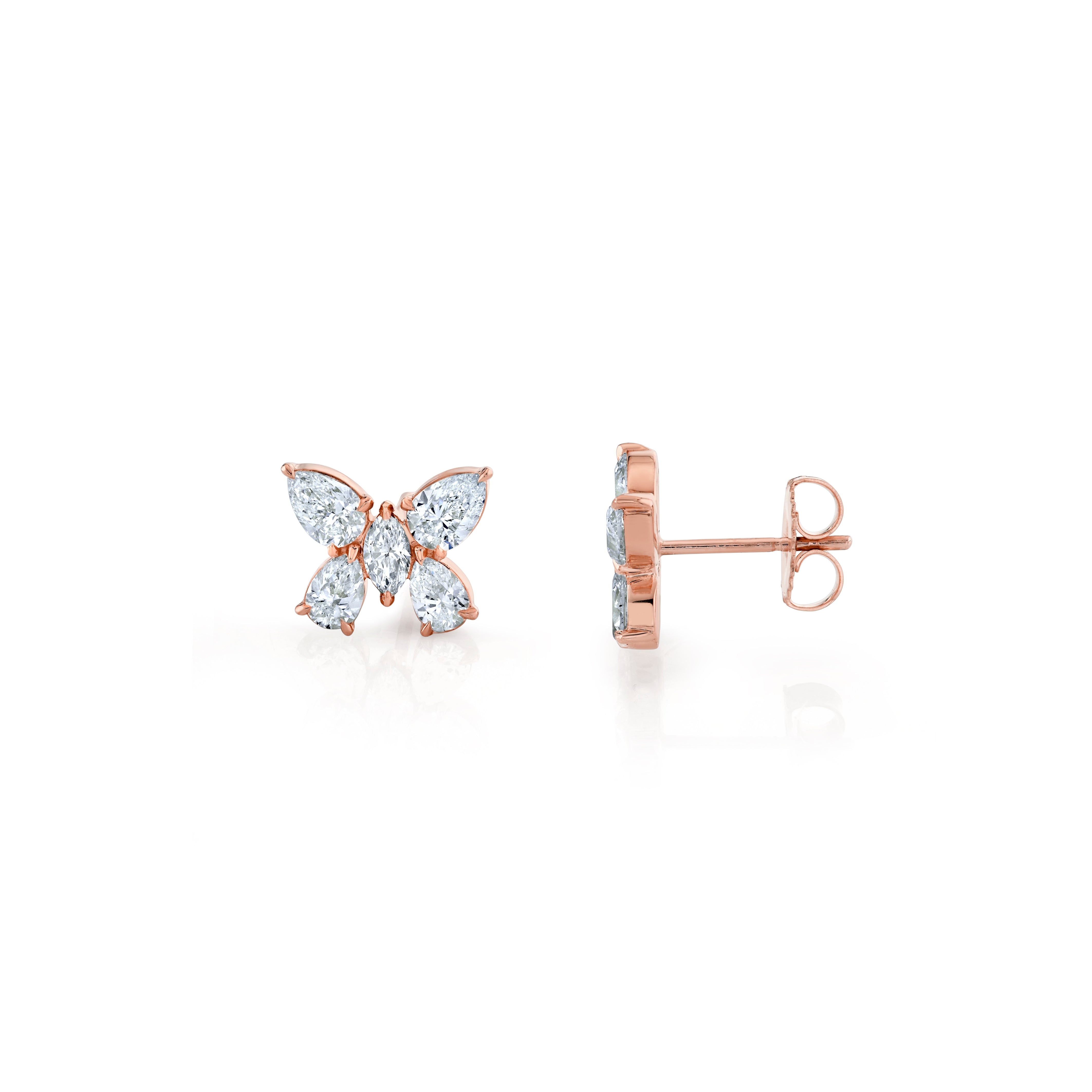 MICHAEL M Fashion Earrings Montage Butterfly Stud Earrings