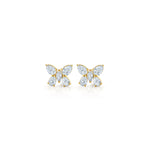 MICHAEL M Fashion Earrings Montage Butterfly Stud Earrings