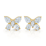 MICHAEL M Fashion Earrings Montage Butterfly Stud Earrings