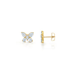 MICHAEL M Fashion Earrings Montage Butterfly Stud Earrings