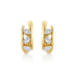 MICHAEL M Fashion Earrings Montage Bypass Hoops