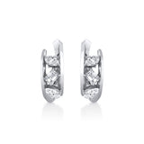 MICHAEL M Fashion Earrings Montage Bypass Hoops