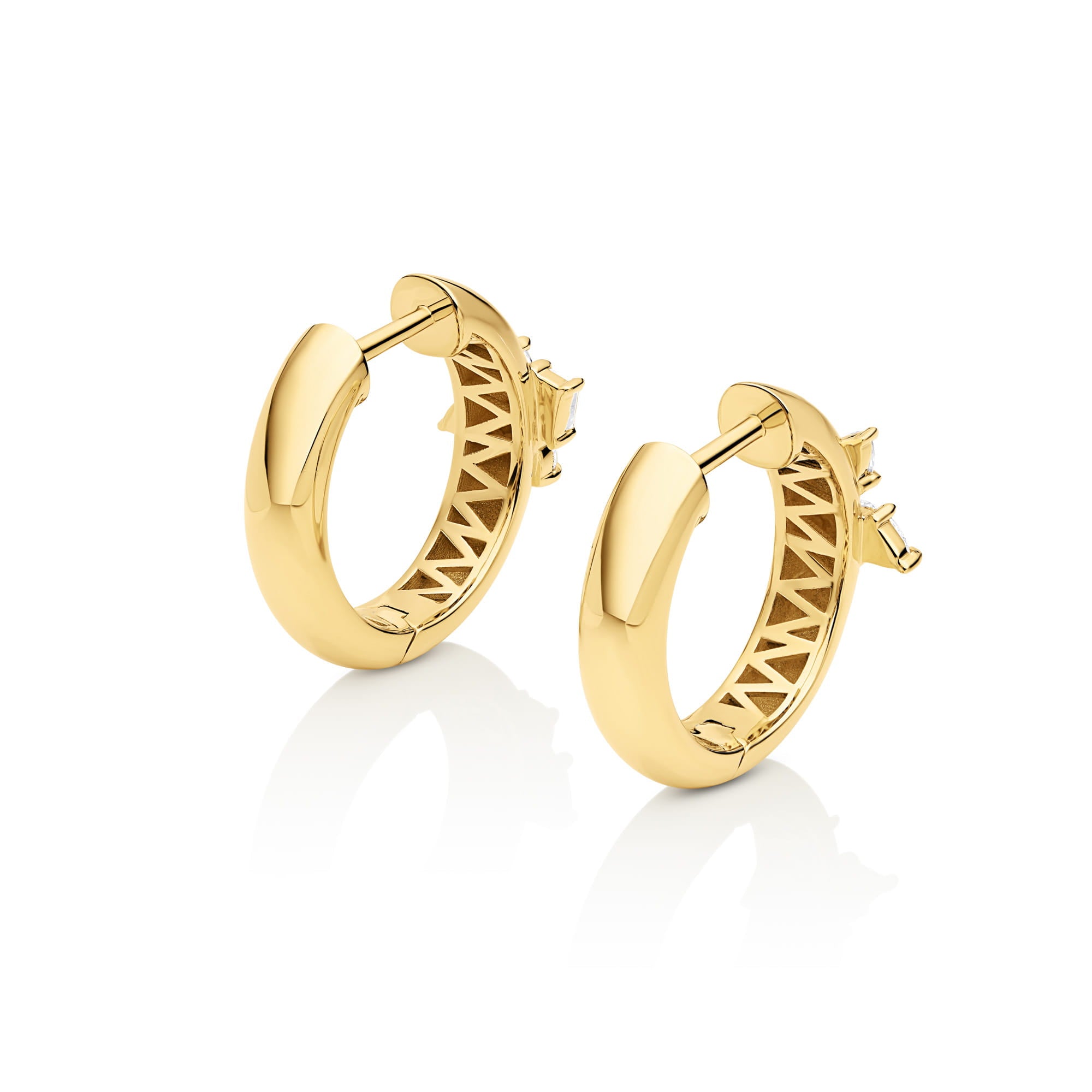 MICHAEL M Fashion Earrings Montage Cluster Hoops
