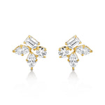 MICHAEL M Fashion Earrings Montage Cluster Stud Earrings