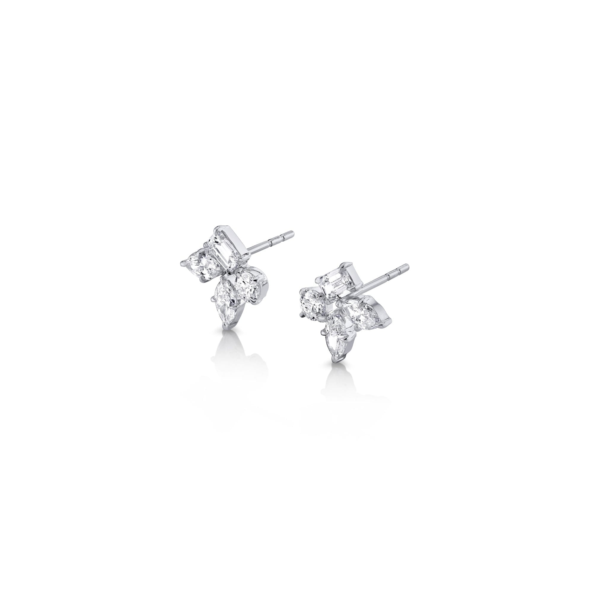 MICHAEL M Fashion Earrings Montage Cluster Stud Earrings
