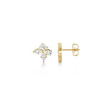 MICHAEL M Fashion Earrings Montage Cluster Stud Earrings