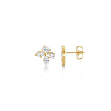 MICHAEL M Fashion Earrings Montage Cluster Stud Earrings