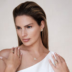 MICHAEL M Fashion Earrings Montage Cluster Stud Halo Earrings