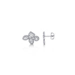 MICHAEL M Fashion Earrings Montage Cluster Stud Halo Earrings