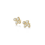MICHAEL M Fashion Earrings Montage Cluster Stud Halo Earrings