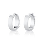 MICHAEL M Fashion Earrings Montage Diamond Cross Hoops