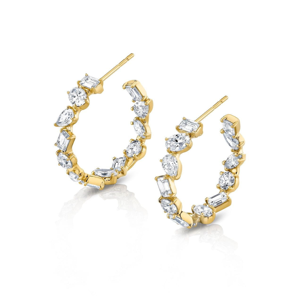 MICHAEL M Fashion Earrings Montage Hoop Earrings