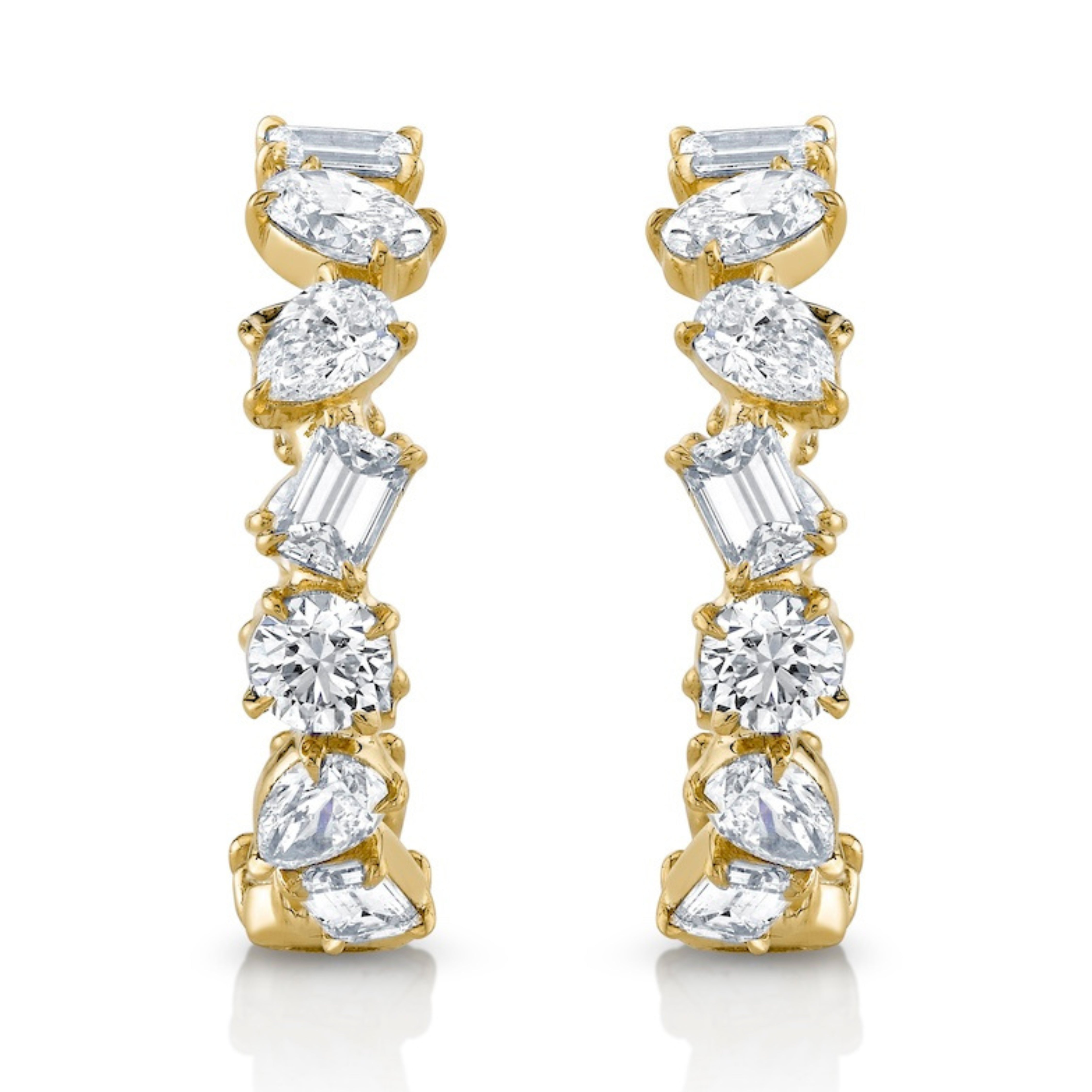MICHAEL M Fashion Earrings Montage Hoop Earrings