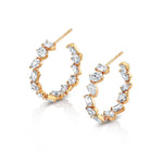 MICHAEL M Fashion Earrings Montage Hoop Earrings