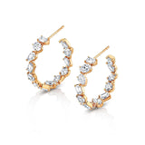 MICHAEL M Fashion Earrings Montage Hoop Earrings