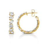 MICHAEL M Fashion Earrings Montage Hoop Earrings