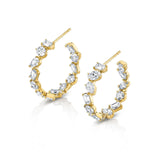 MICHAEL M Fashion Earrings Montage Hoop Earrings