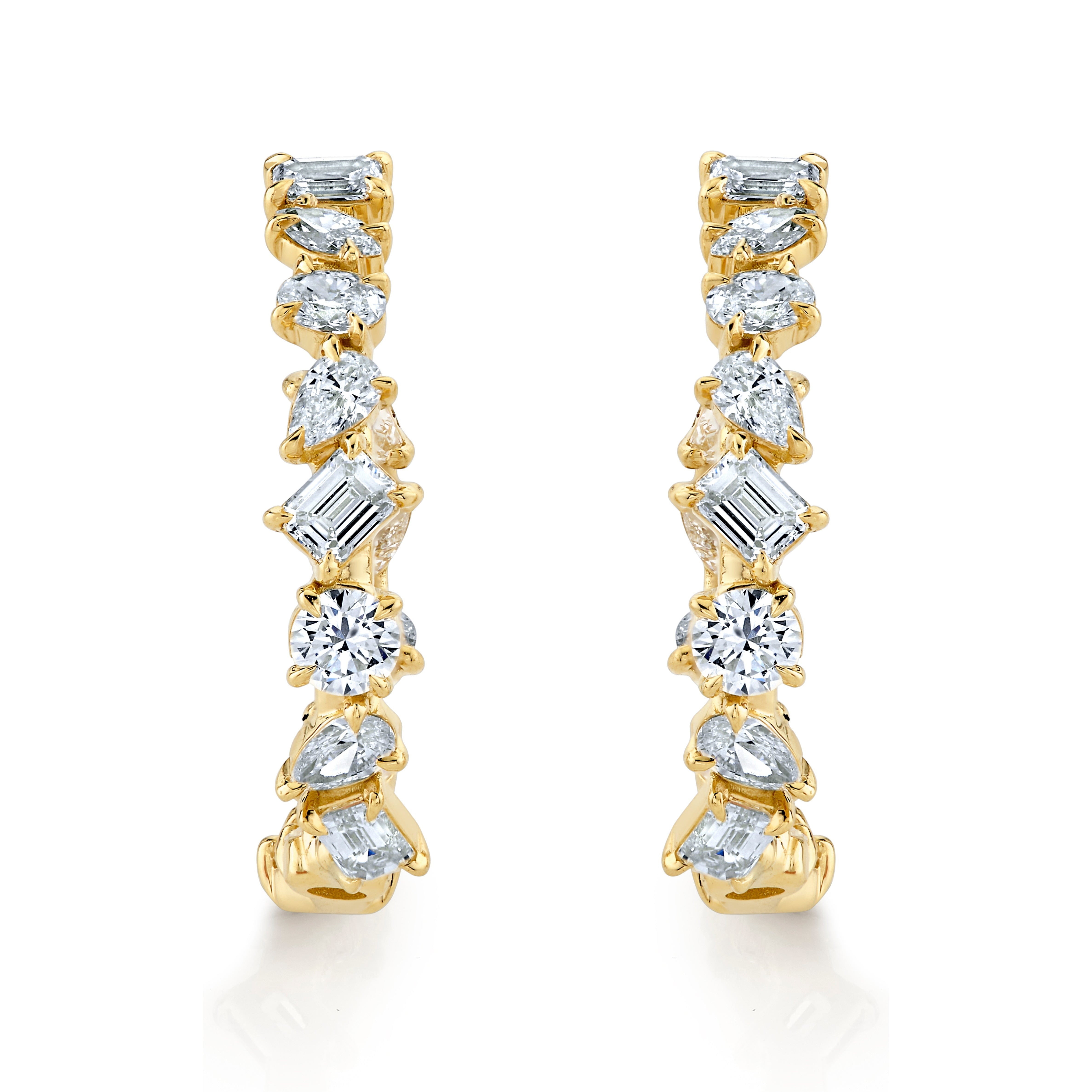 MICHAEL M Fashion Earrings Montage Petite Hoop Earrings