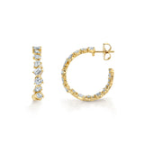 MICHAEL M Fashion Earrings Montage Petite Hoop Earrings
